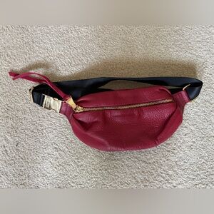 ⭐️ AIMEE KESTENBERG Red Leather Bum Bag Fanny Pack